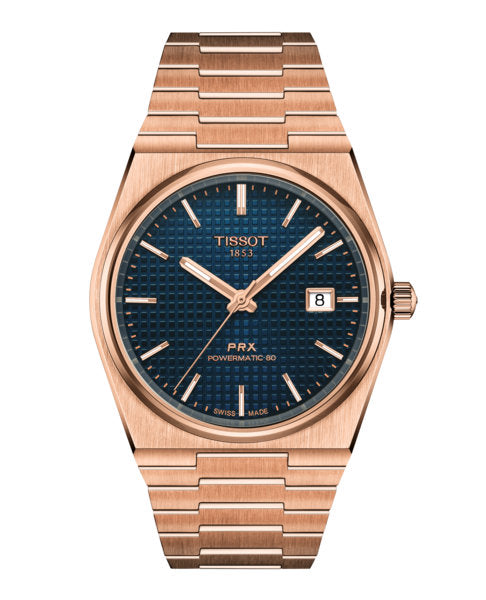 PRX POWERMATIC 80 Rose-Gold Blue Dial
