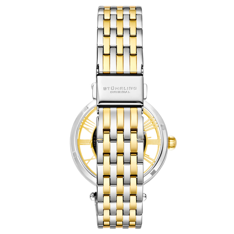 Delphi Automatic Skeleton Gold/Stainless | Gold Dial