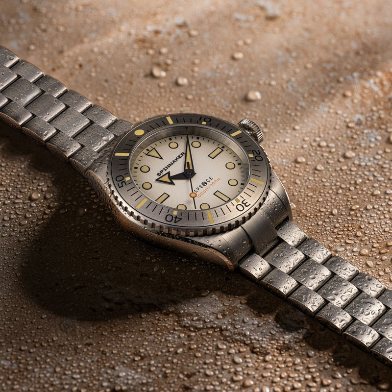 Spence 300 Automatic White/Stainless Steel | White Dial