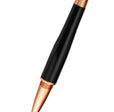 Magna Black Stainless Steel Two-Piece Rollerball Pen Black/Rose