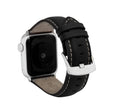 Classic Leather Band with Stitch for Apple Watch Ultra & Series 8/7/6/5/4/3/2/1/SE Black (42mm | 44mm | 45mm | 49mm) |  Dial