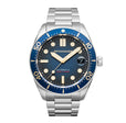 Croft Midsize Blue / Stainless Steel | Blue Dial