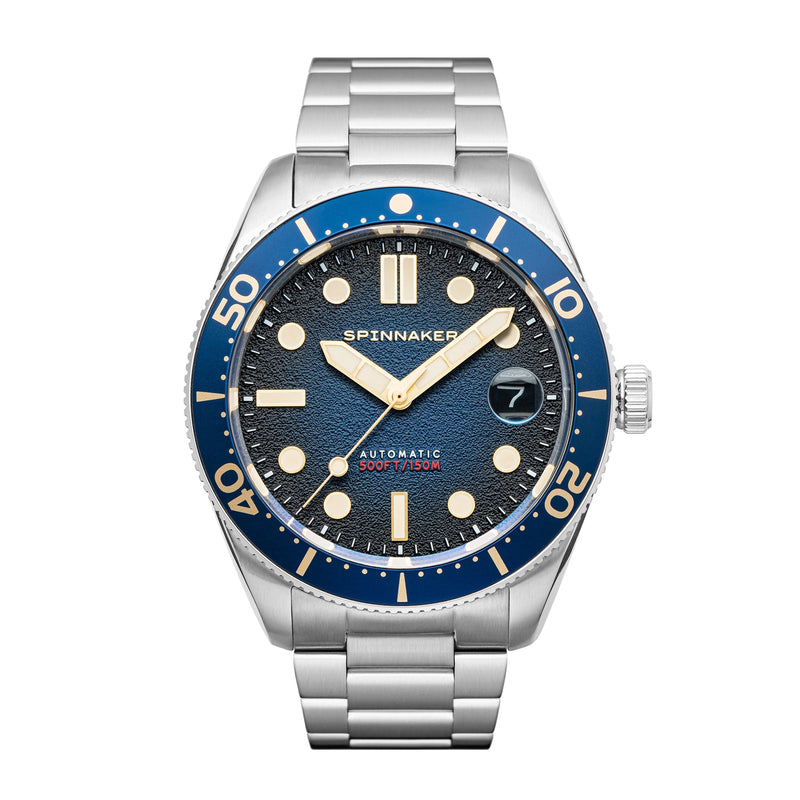 Croft Midsize Blue / Stainless Steel | Blue Dial