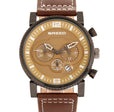 Ryker Brown/Camel | Orange Dial