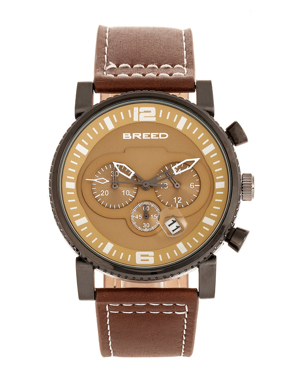 Ryker Brown/Camel | Orange Dial