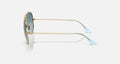 AVIATOR GRADIENT UNISEX / GOLD - BLUE GRADIENT GREY |  Dial