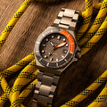 Dumas Gray Dial / Orange / Stainless Steel | Gray Dial