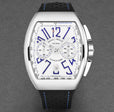 Vanguard 45CCWHTBLU-1 / White | White Dial