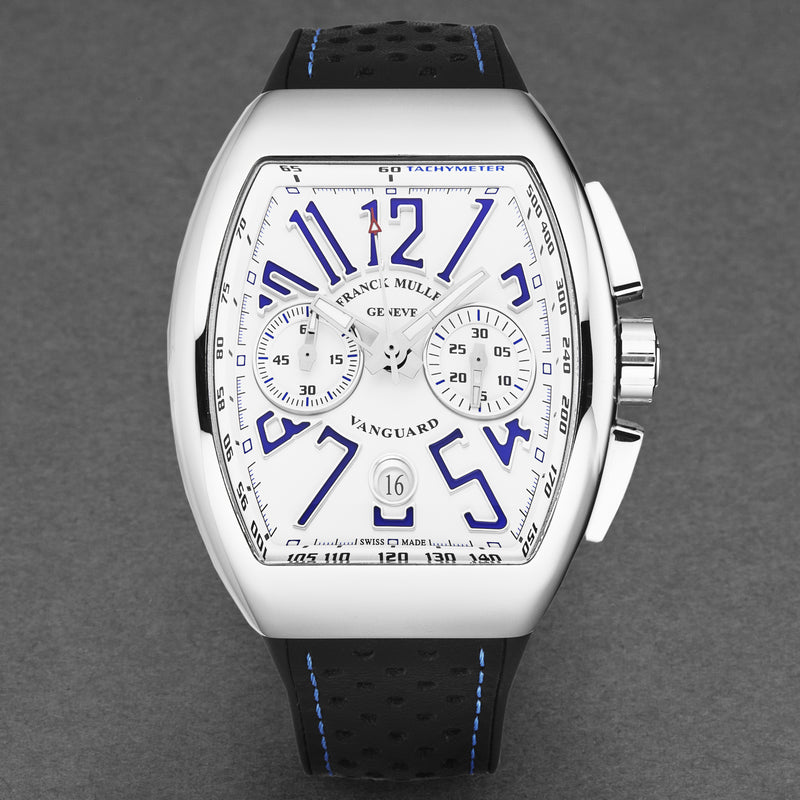 Vanguard 45CCWHTBLU-1 / White | White Dial