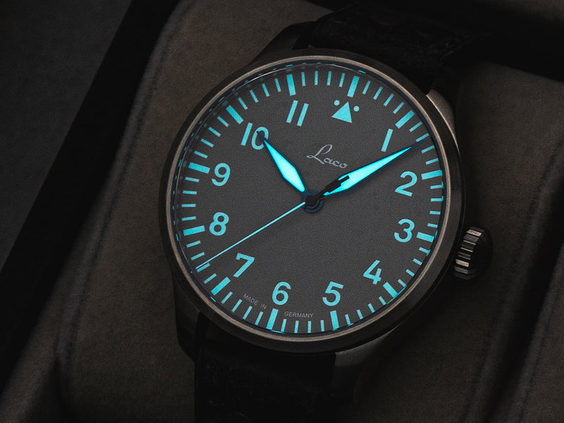 Augsburg Grau 42 Automatic / Leather Strap | Gray Dial