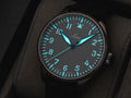 Augsburg Grau 42 Automatic / Leather Strap Gray Dial