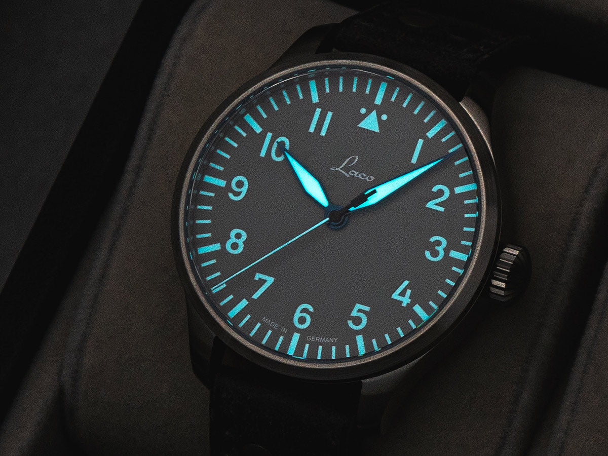Augsburg Grau 42 Automatic / Leather Strap Gray Dial
