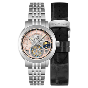 Heinrich GMT Moonphase Tourbillon Limited Edition Rose Gold / Stainless Steel | Rose Gold Dial