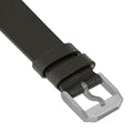 STRAP, 20mm, ITALIAN LEATHER, CROSS HATCH, PARKERIZED BUCKLE, MOSS GREEN, XL ITALIAN LEATHER, CROSS HATCH