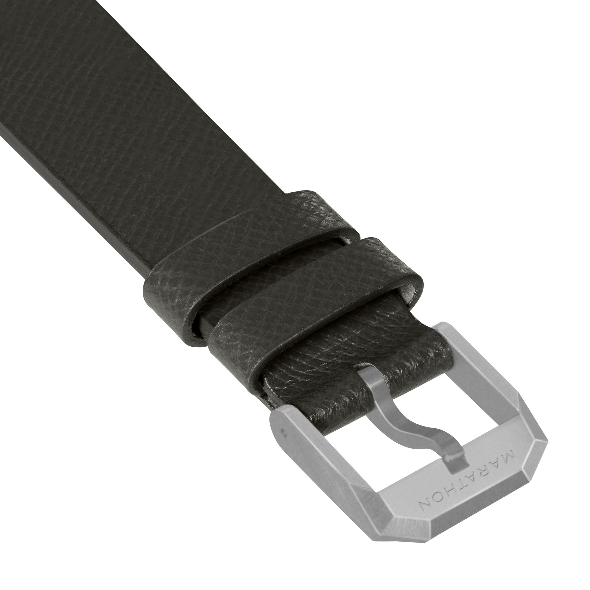 STRAP, 20mm, ITALIAN LEATHER, CROSS HATCH, PARKERIZED BUCKLE, MOSS GREEN, XL ITALIAN LEATHER, CROSS HATCH