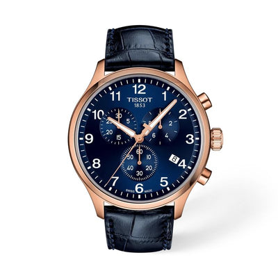 Chrono XL Classic Blue / Blue Leather Blue Dial