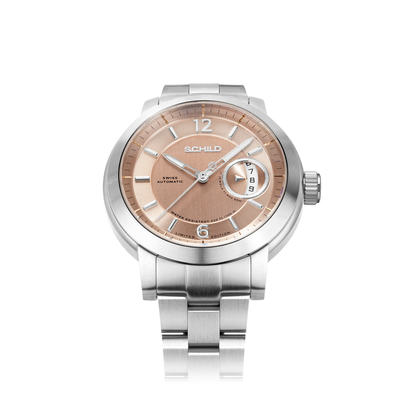 Heinrich Minimal Swiss Automatic Limited Edition Champagne / Stainless Steel | Champagne Dial