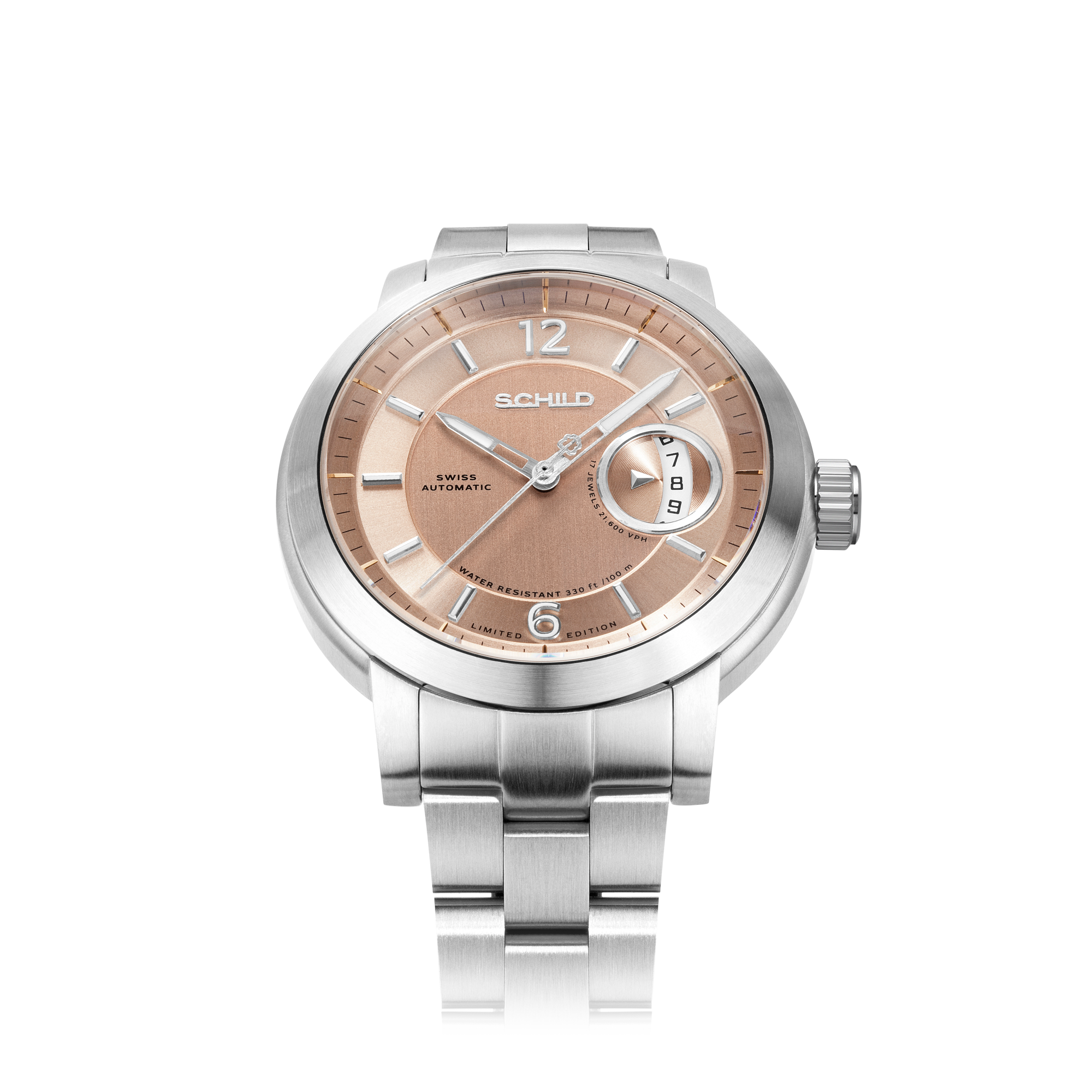 Heinrich Minimal Swiss Automatic Limited Edition Champagne / Stainless Steel | Champagne Dial