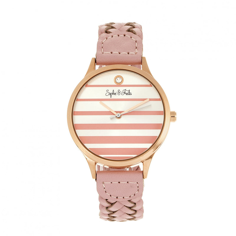 Tucson w/ Swarovski Crystals Rose Gold/Pink | Silver Dial