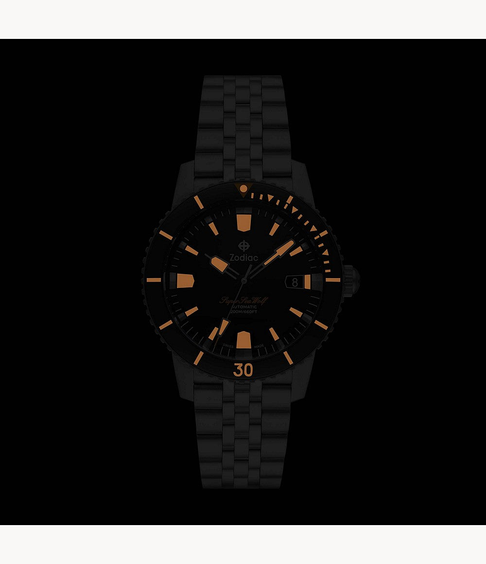 Zodiac Super Sea Wolf STP 3-13 Movement Silver Dial ZO9288 – Watch