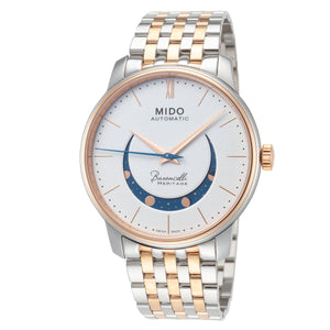 Smiling Moon 39mm / White / Silver and Gold | White Dial