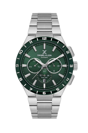Dual Time Urban Diver Silver / Green Dial Green Dial