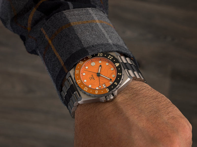 Fury GMT ORANGE CLOCKWORK | Orange Dial