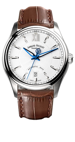 M02 Silvered/ Leather | Silver Dial