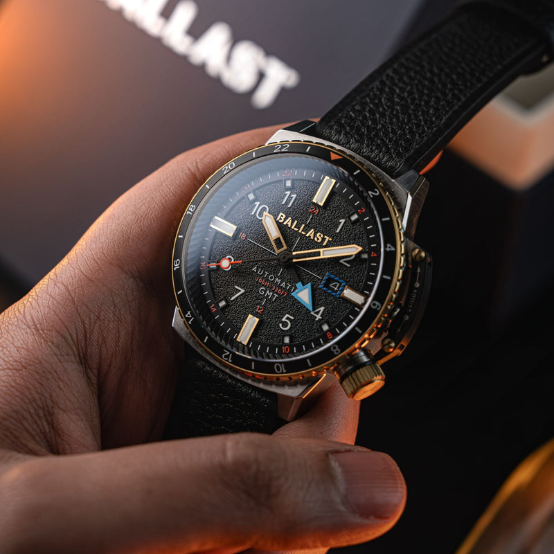 Torbay Automatic Black / Black Leather | Black Dial