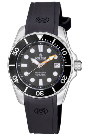 PRO DIVER 1K 1000M AUTOMATIC ALL PURPOSE DIVER STRAP AP DIVER 1000 BLACK