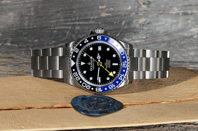 Seiko NH34 Titanium Automatic GMT 1250M Deep Marine Explorer II