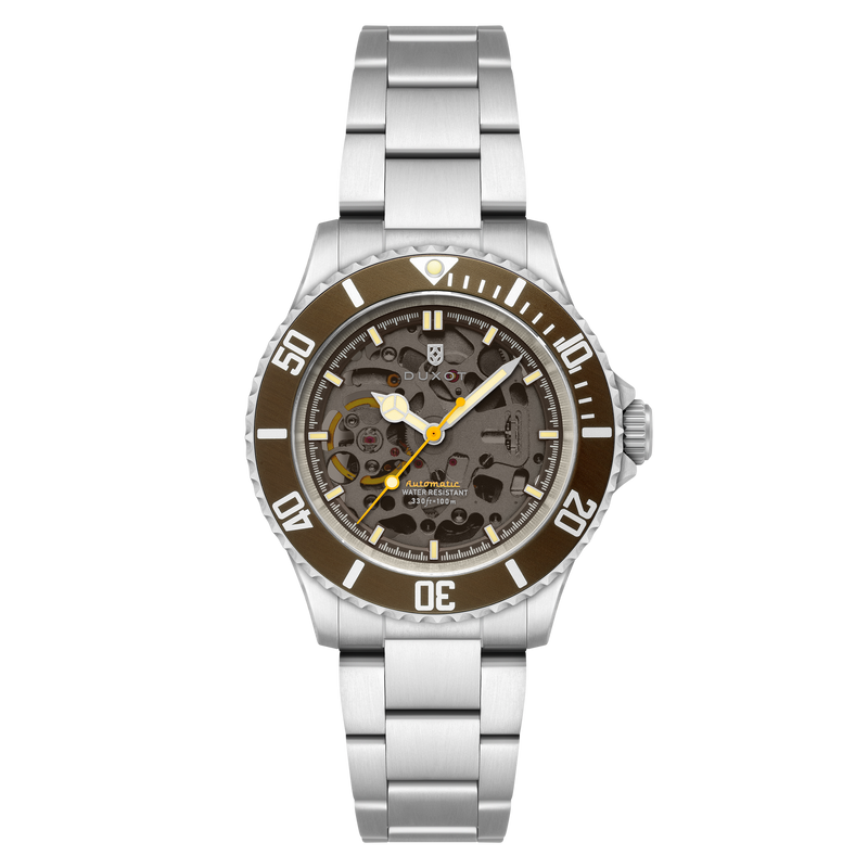 Atlantica Brown / Stainless Steel | Brown Dial