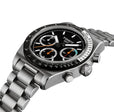 PR516 Mechanical Chronograph Silver-tone | Black Dial