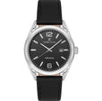 Arcadia ER - Date - Leather Strap - DK13692 Black | Black Dial