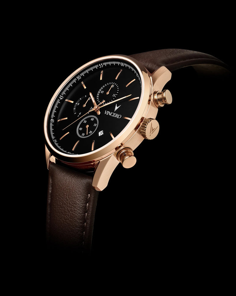 THE CHRONO S2 - ROSE GOLD Rose Gold | Black Dial – Canada – Watch Gang