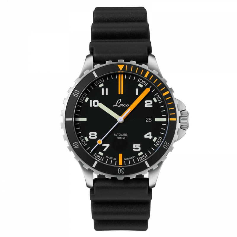 Mojave Rubber Strap | Black Dial