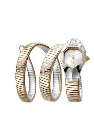 Snake 22mm / Silver / Silver and Rose Gold Silver Dial