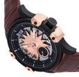 Solstice Automatic Dark Brown/Rose Gold | Black Dial