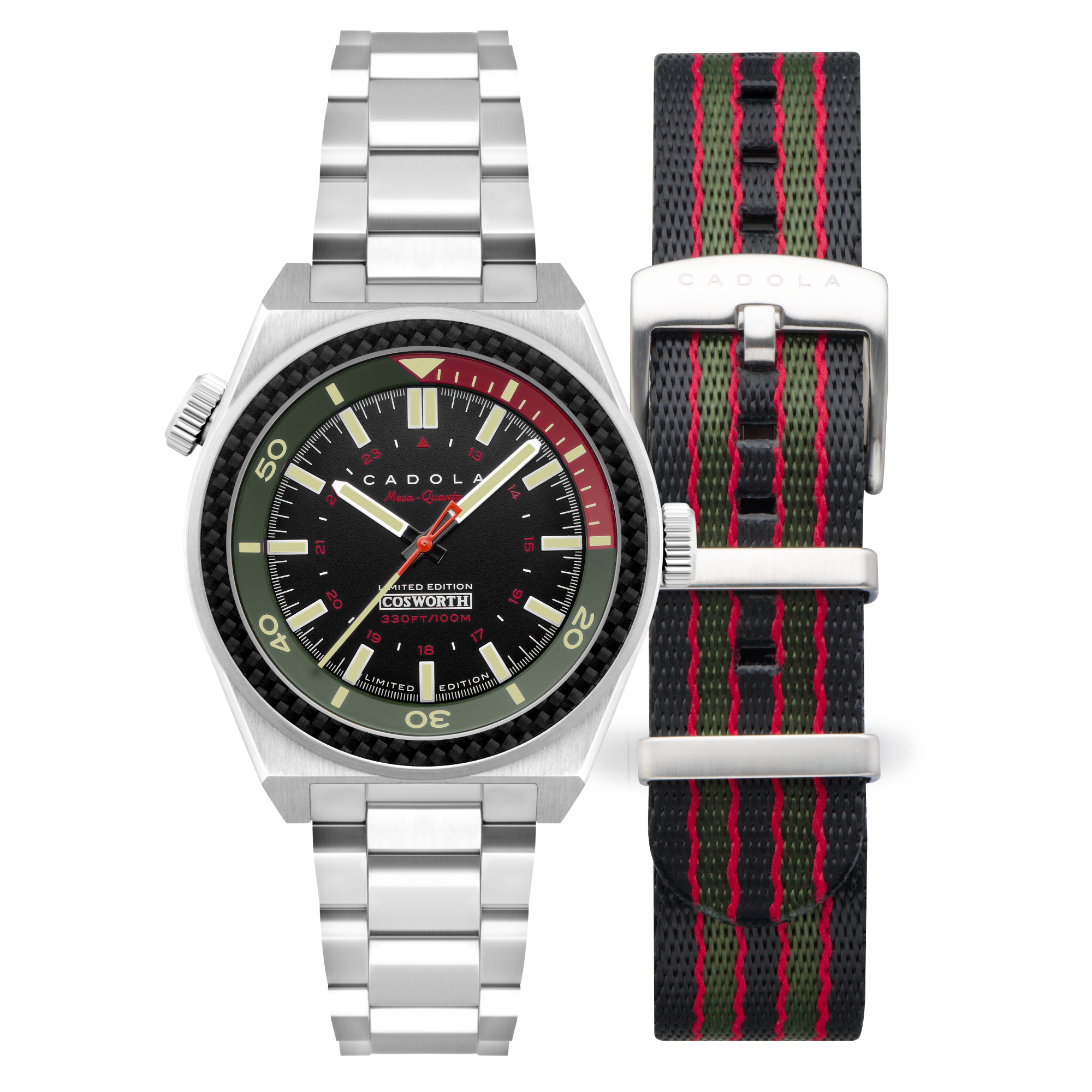COSWORTH COSTIN MECA-QUARTZ LIMITED EDITION BLACK / STAINLESS STEEL Black Dial