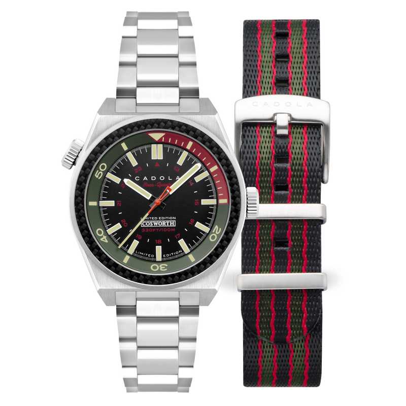 COSWORTH COSTIN MECA-QUARTZ LIMITED EDITION BLACK / STAINLESS STEEL Black Dial