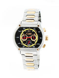 Dash Chronograph 316L Stainless Steel Band Silver/Black/Gold