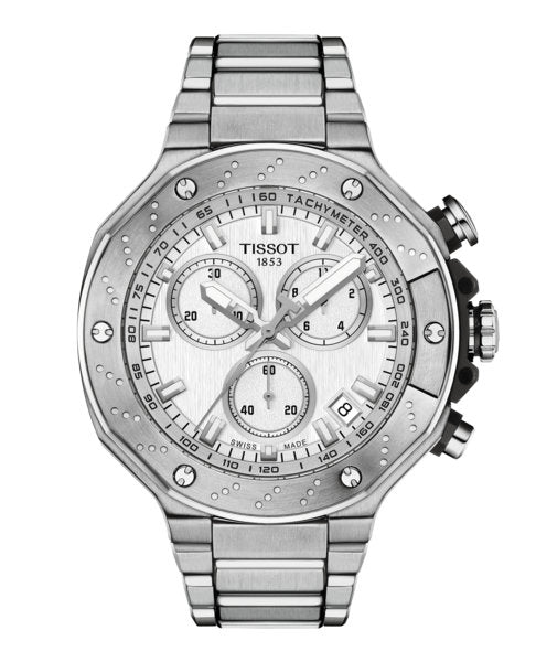 T-Race Chronograph Silver-tone | Silver Dial