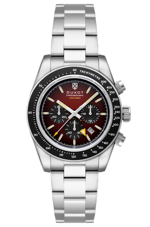 Vitesse Dual Time Chronograph Red / Stainless Steel | Red Dial