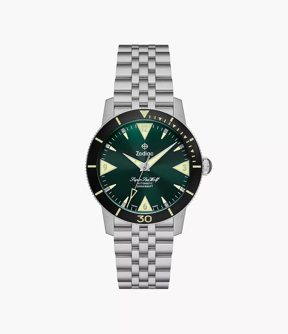 Wolf White Zodiac Super Sea Wolf Zo9210 Tic-Tok Review: Zodiac