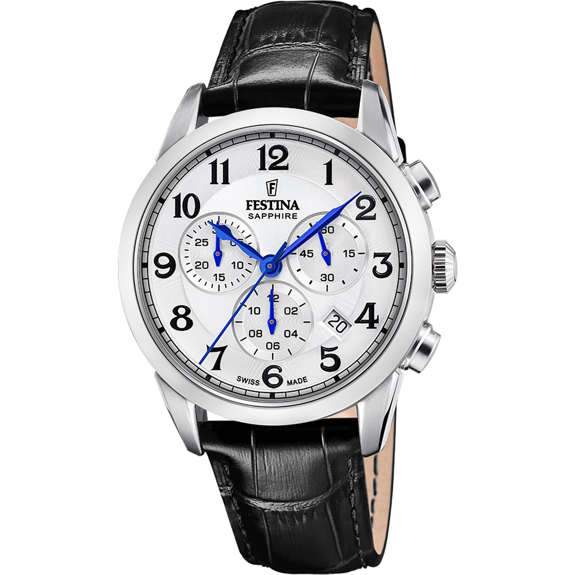 CHRONOGRAPH White / Leather White Dial
