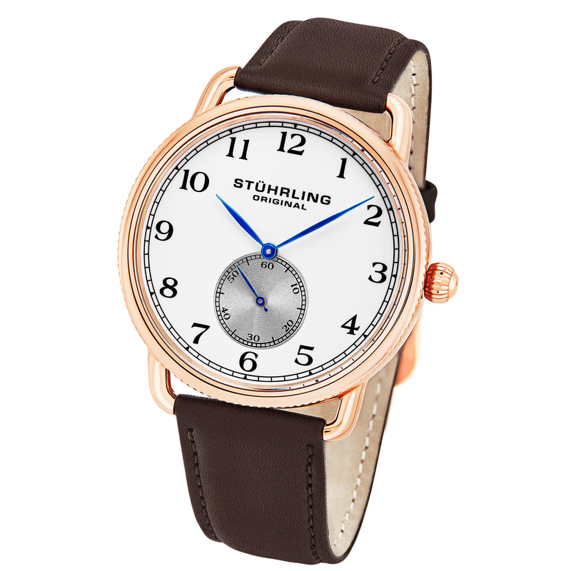 Symphony Brown/Leather/Silver Dial/Rose Case 207.04 | Silver Dial