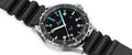 Atlantik Rubber Strap Black Dial