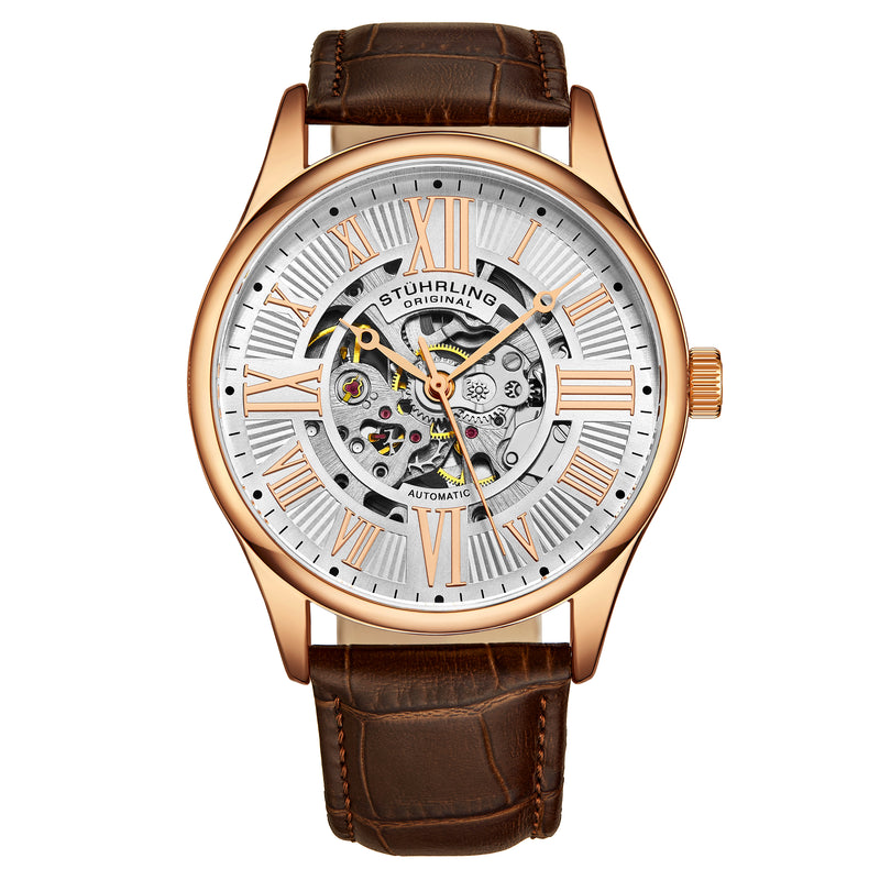 Legacy 3942 Brown Brown/Leather | Silver Dial