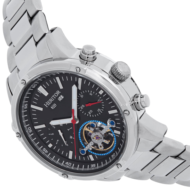 Wilhelm Silver/Black | Black Dial