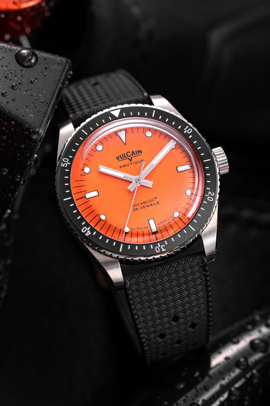 Skindiver Nautiqe Orange / Rubber | Orange Dial